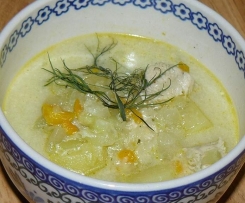 Zupa ze świeżych ogórków