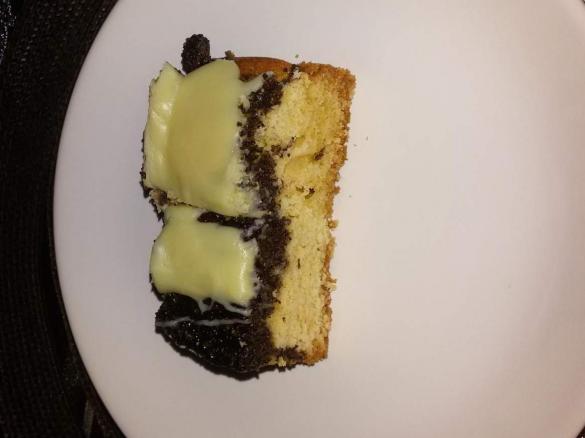 makowiec z białą czekoladą szybki