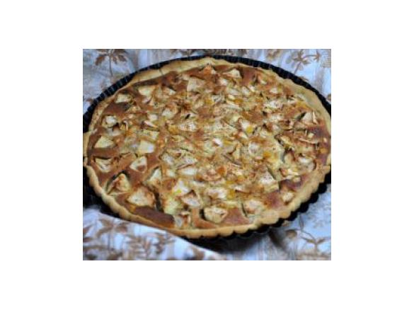 Tarta migdałowa z jabłkami