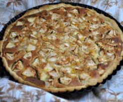 Tarta migdałowa z jabłkami