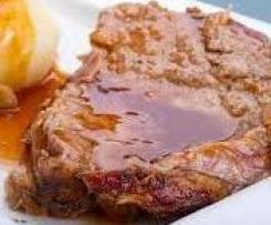 schab w sosie warzywnym