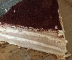 Tort śmietankowo-kawowy