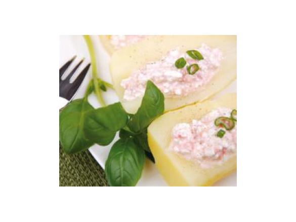 Ziemniaki z twarożkiem pomidorowym