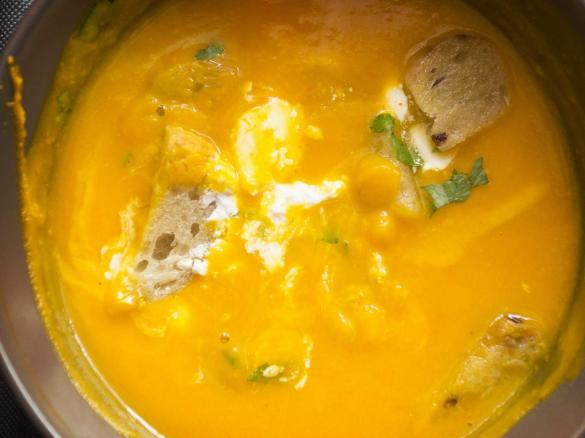 Zupa krem z dyni hokkaido 2