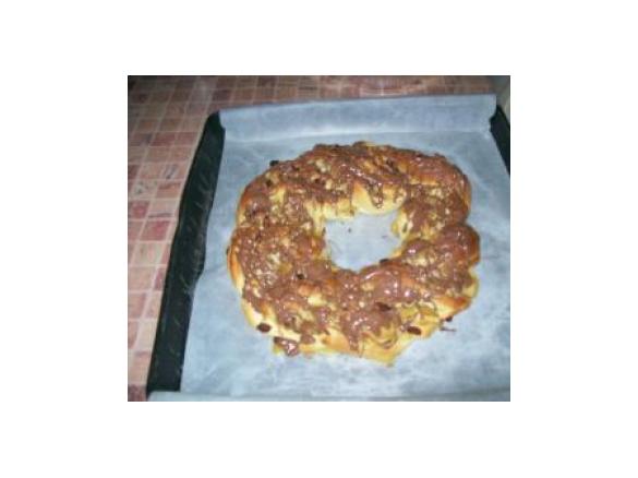 Angelica- slodki wieniec ze sliwkami i czekolada