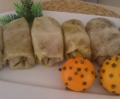 Gołąbki z kaszą gryczaną i pieczarkami