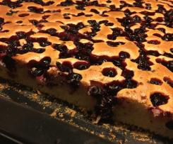 Ciasto lane z owocami