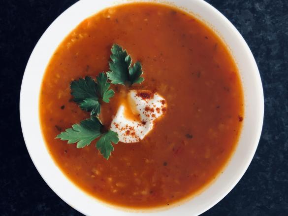 Wariant Zupa pomidorowo-paprykowa z ryżem