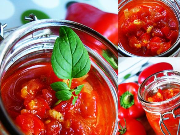 PASTA Z PAPRYKI I POMIDORÓW