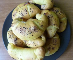 Rogaliki z szynką i serem :-)