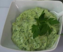 Sos majonezowy zielony