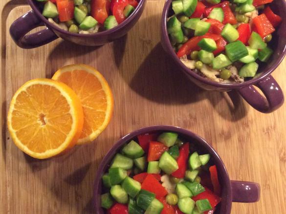 Wykwintna sałatka z wątróbką