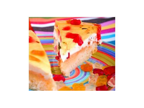 Torcik urodzinowy  z żelkami