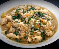 Kurczak z ryzem i mango