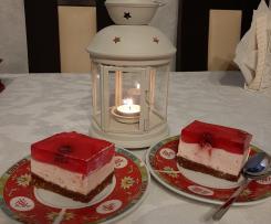 Malinowy sernik na zimno