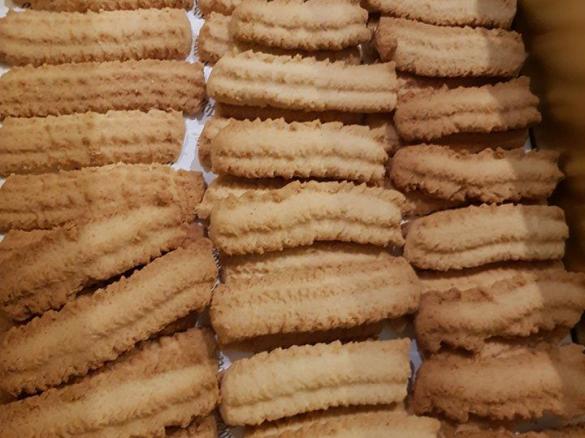 Ciastka kruche przez maszynkę