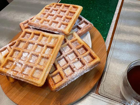 Gofry smaczne i chrupiące.