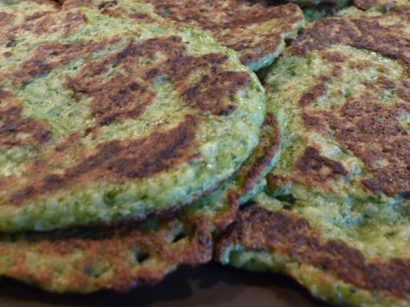 Placki ziemniaczane ze szpinakiem :-)