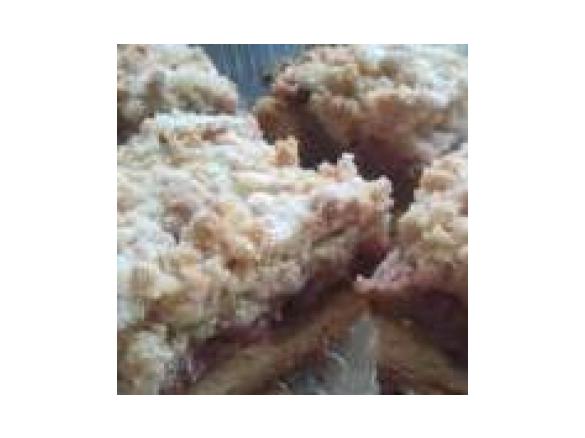 ciasto rabarbarowe z kruszonką