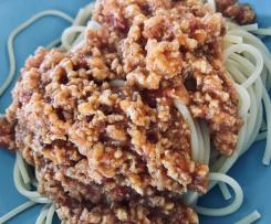 Wegańskie spaghetti bolognese