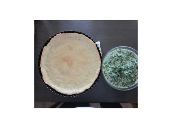tarta ze szpinakiem
