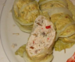 Gołąbeczki na ostro w kapuście pekińskiej