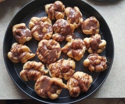 Ptysie z kremem waniliowym