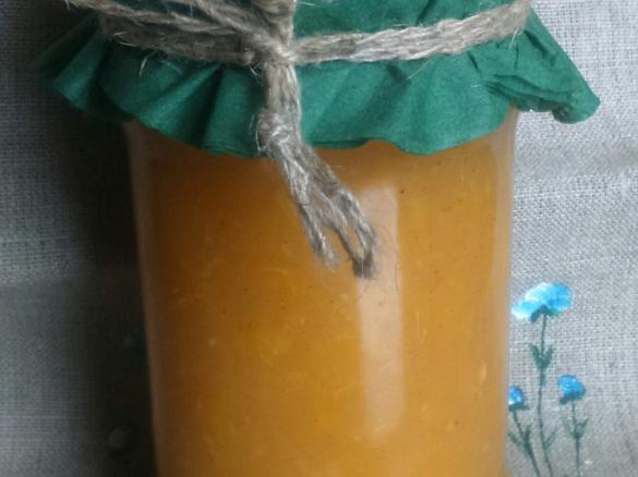 Dżem z dyni i pomarańczy z imbirem, cynamonem i goździkami