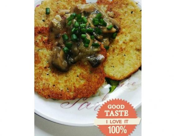 Placki ziemniaczane z cukinią