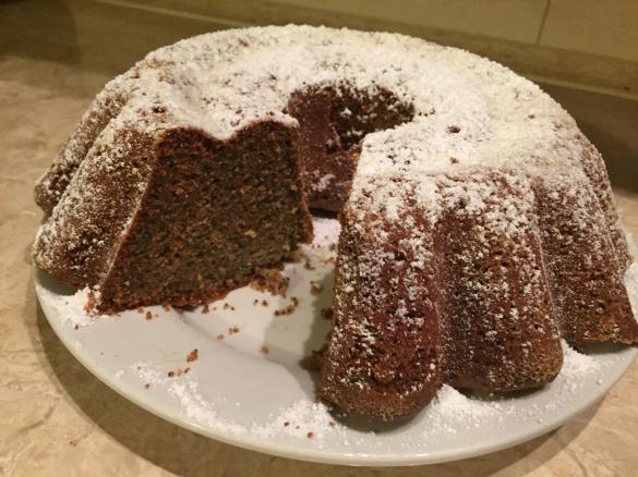 Ciasto z marcepanem i makiem