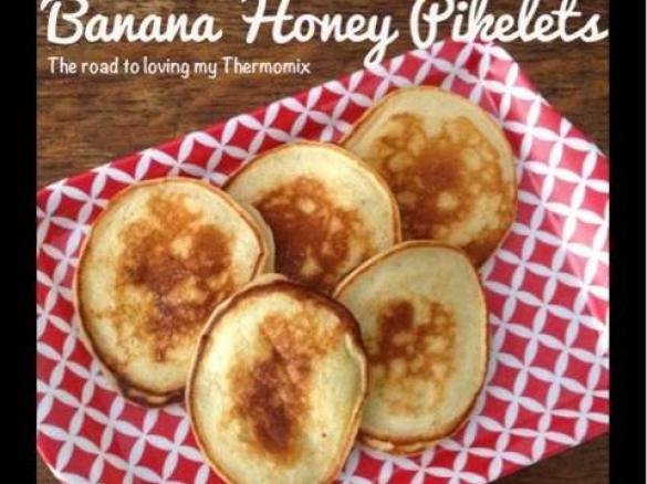 Bananowe placuszki z miodem