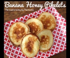 Bananowe placuszki z miodem