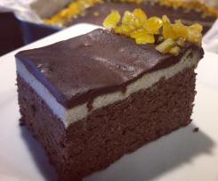 Tofurnik na fasolowym spodzie (sernikobrownie bez glutenu, bez laktozy i bez cukru)