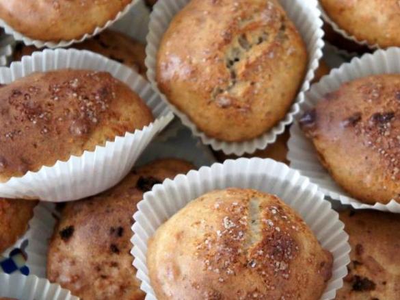 Bułeczki jak muffiny - babeczki orzechowe
