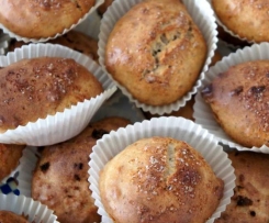 Bułeczki jak muffiny - babeczki orzechowe