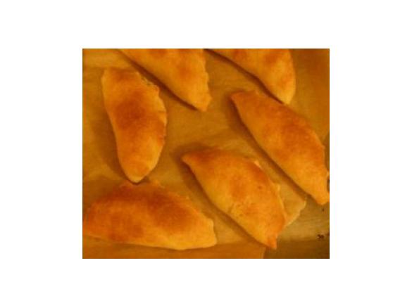 Pieczone pierożki drożdżowe