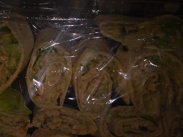 tortilla z pastą rybna 