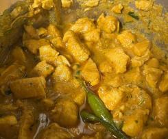 Indian Chicken Curry z osłoną noża