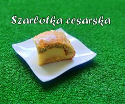 SZARLOTKA CESARSKA Z POŁÓWKAMI JABŁEK