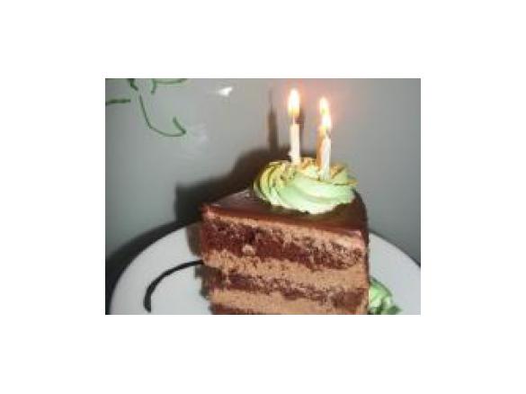 Tort czekoladowy  z musem czekoladowo-miętowym