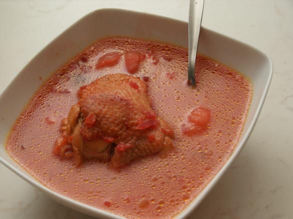 Barszcz ukraiński na kurczaku