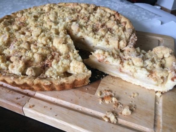 Tarta Jabłkowa z kruszonką