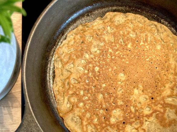 Naleśniki na mące z orzechów tygrysich bezglutenowe i bezzbożowe