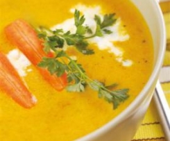 Zupa-krem z marchwi z tymiankiem