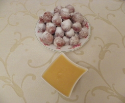 Pączusie  z pomarańczowym musem