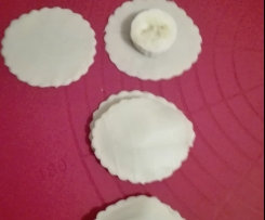 Pierogi z bananami "kapelusiki"