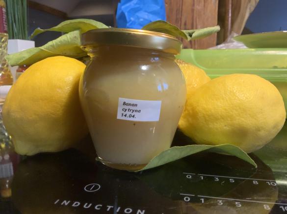 Dżem z bananów i cytryn