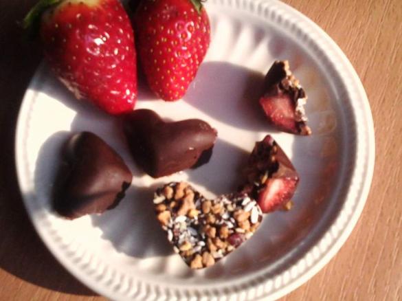 Fit pralinki na Walentynki :)