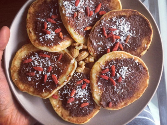 Pancakes z kaszy manny