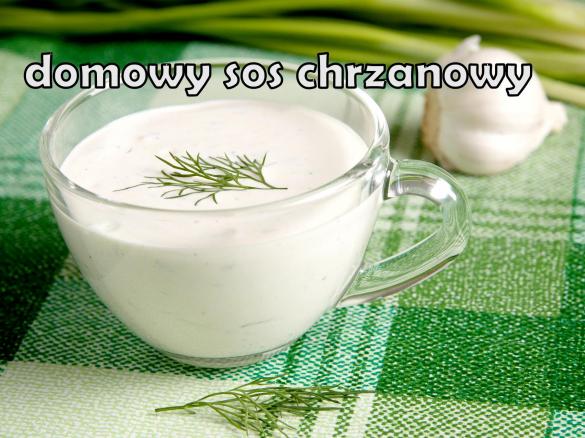 SOS CHRZANOWY ZE ŚWIEŻEGO KORZENIA CHRZANU